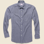 Houndstooth Shirt - Grey/Navy - Hamilton Shirt Co. - STAG Provisions - Tops - L/S Woven - Other Pattern