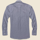 Houndstooth Shirt - Grey/Navy - Hamilton Shirt Co. - STAG Provisions - Tops - L/S Woven - Other Pattern