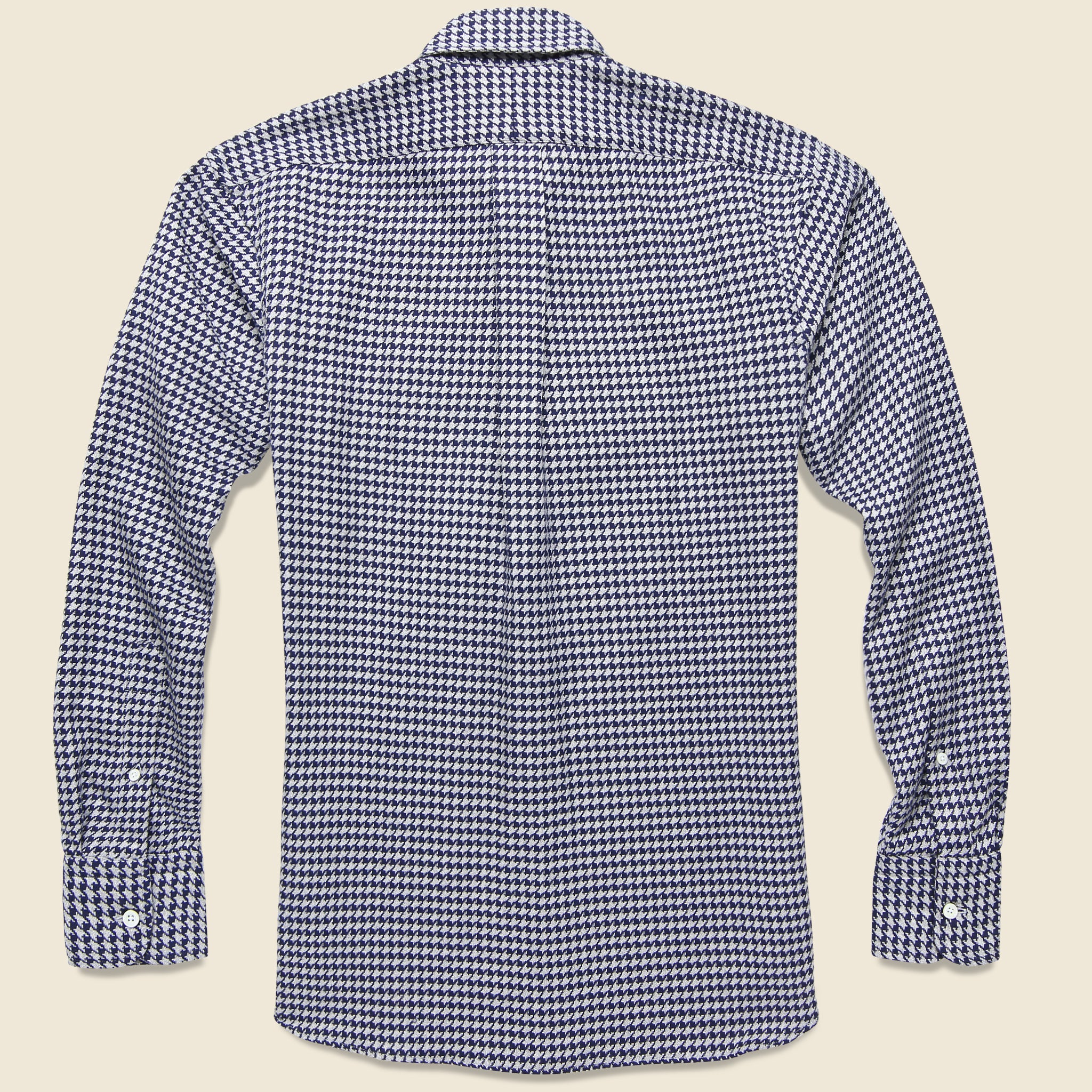 Houndstooth Shirt - Grey/Navy - Hamilton Shirt Co. - STAG Provisions - Tops - L/S Woven - Other Pattern