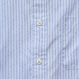 Poplin Stripe Shirt - White/Navy - Hamilton Shirt Co. - STAG Provisions - Tops - L/S Woven - Stripe