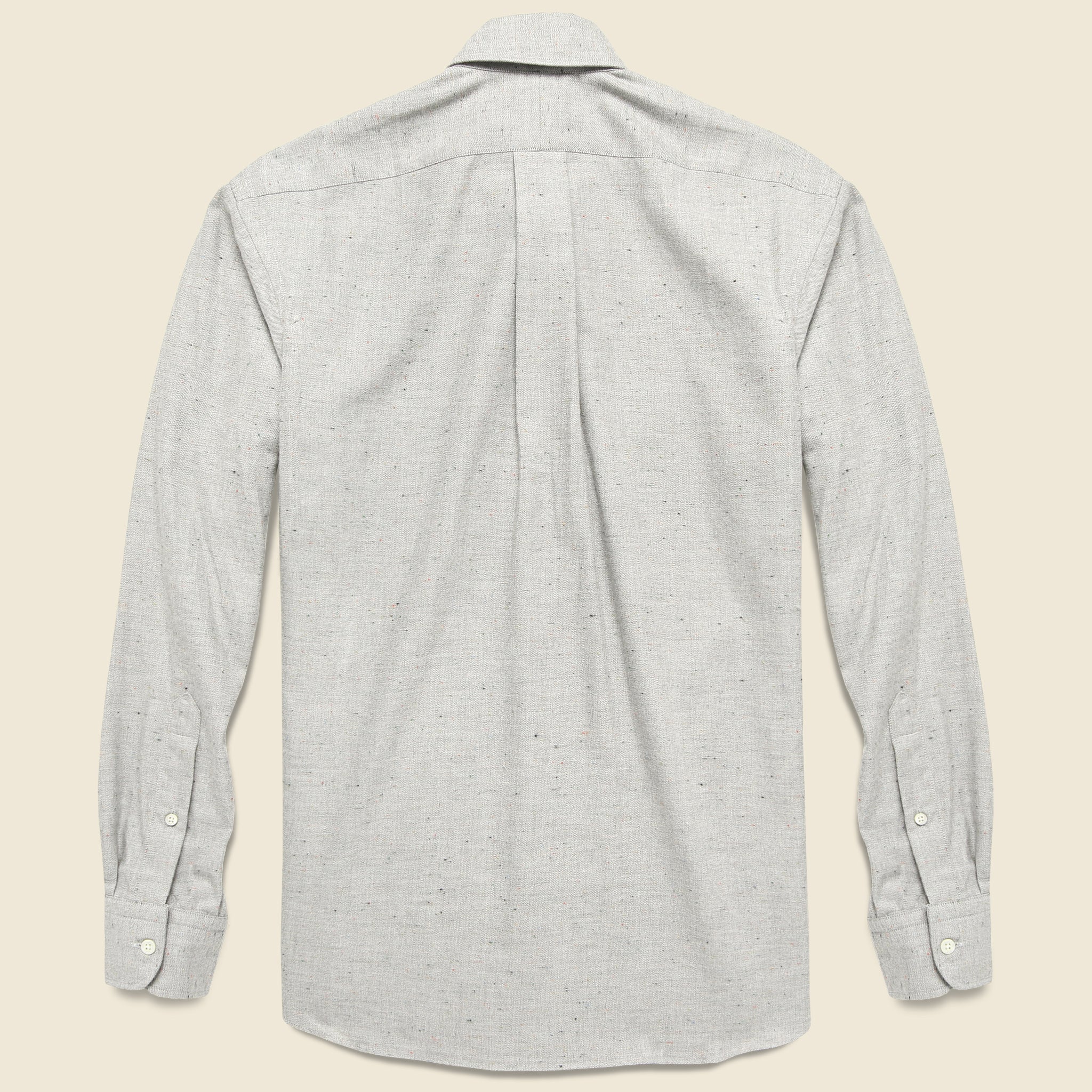 Donegal Twill Shirt - Grey - Hamilton Shirt Co. - STAG Provisions - Tops - L/S Woven - Fleck