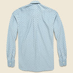 Printed Corduroy Shirt - Blue/Navy - Hamilton Shirt Co. - STAG Provisions - Tops - L/S Woven - Other Pattern