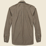 Printed Twill Shirt - Khaki/Green/Orange - Hamilton Shirt Co. - STAG Provisions - Tops - L/S Woven - Other Pattern