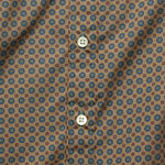Printed Twill Shirt - Khaki/Green/Orange - Hamilton Shirt Co. - STAG Provisions - Tops - L/S Woven - Other Pattern
