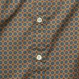 Printed Twill Shirt - Khaki/Green/Orange - Hamilton Shirt Co. - STAG Provisions - Tops - L/S Woven - Other Pattern