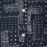Bandana Print Corduroy Shirt - Navy - Hamilton Shirt Co. - STAG Provisions - Tops - L/S Woven - Corduroy