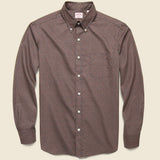 Bear Print Shirt - Blue/Red - Hamilton Shirt Co. - STAG Provisions - Tops - L/S Woven - Other Pattern