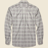 Textured Plaid Flannel - Grey - Hamilton Shirt Co. - STAG Provisions - Tops - L/S Woven - Plaid