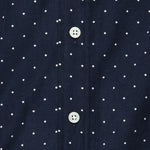 Dot Micro Courduroy Shirt - Navy/White - Hamilton Shirt Co. - STAG Provisions - Tops - L/S Woven - Corduroy