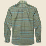 Brushed Houndstooth Shirt - Olive/Black - Hamilton Shirt Co. - STAG Provisions - Tops - L/S Woven - Other Pattern