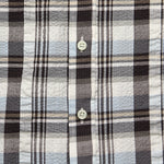 Plaid Seersucker Shirt - Brown/Grey - Hamilton Shirt Co. - STAG Provisions - Tops - S/S Woven - Plaid