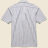 Stripe Chambray Camp Shirt - Blue/White - Hamilton Shirt Co. - STAG Provisions - Tops - S/S Woven - Stripe