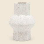 Cruz Hexagon Vase - White - Home - STAG Provisions - Home - Art & Accessories - Vessel