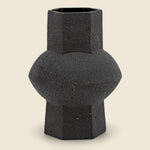 Cruz Hexagon Vase - Black - Home - STAG Provisions - Home - Art & Accessories - Vessel