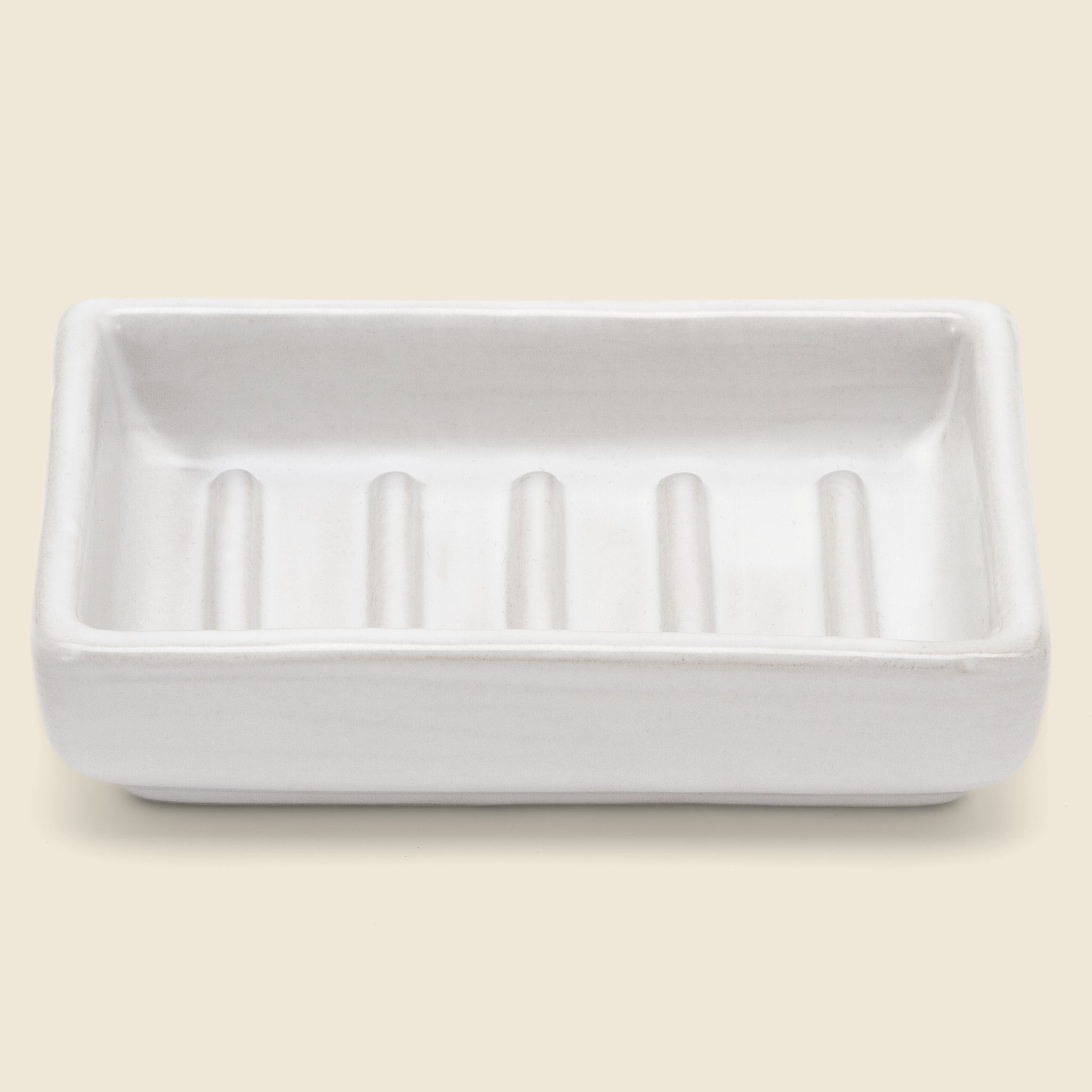 White Omar Soap Dish - Home - STAG Provisions - Home - Bath - Soap Dish
