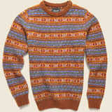 A Day In The Wool Fairisle Crew Sweater - Rustic - Howlin - STAG Provisions - Tops - Sweater