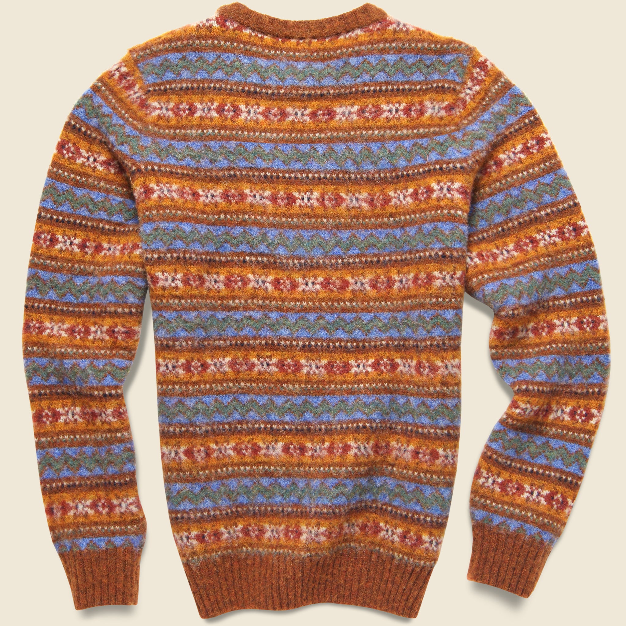 A Day In The Wool Fairisle Crew Sweater - Rustic - Howlin - STAG Provisions - Tops - Sweater