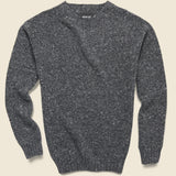 Terry Donegal Crew Sweater - Charcoal - Howlin - STAG Provisions - Tops - Sweater