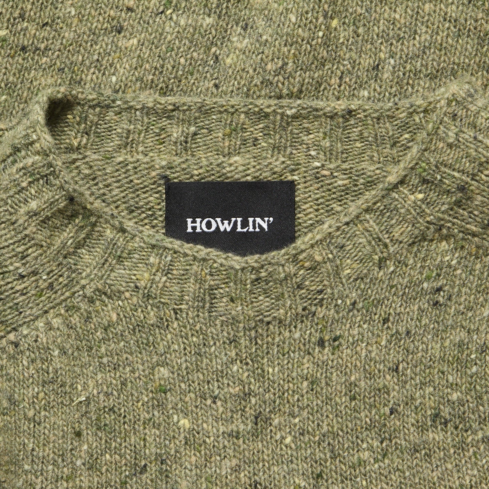 Terry Donegal Crew Sweater - Swamp - Howlin - STAG Provisions - Tops - Sweater