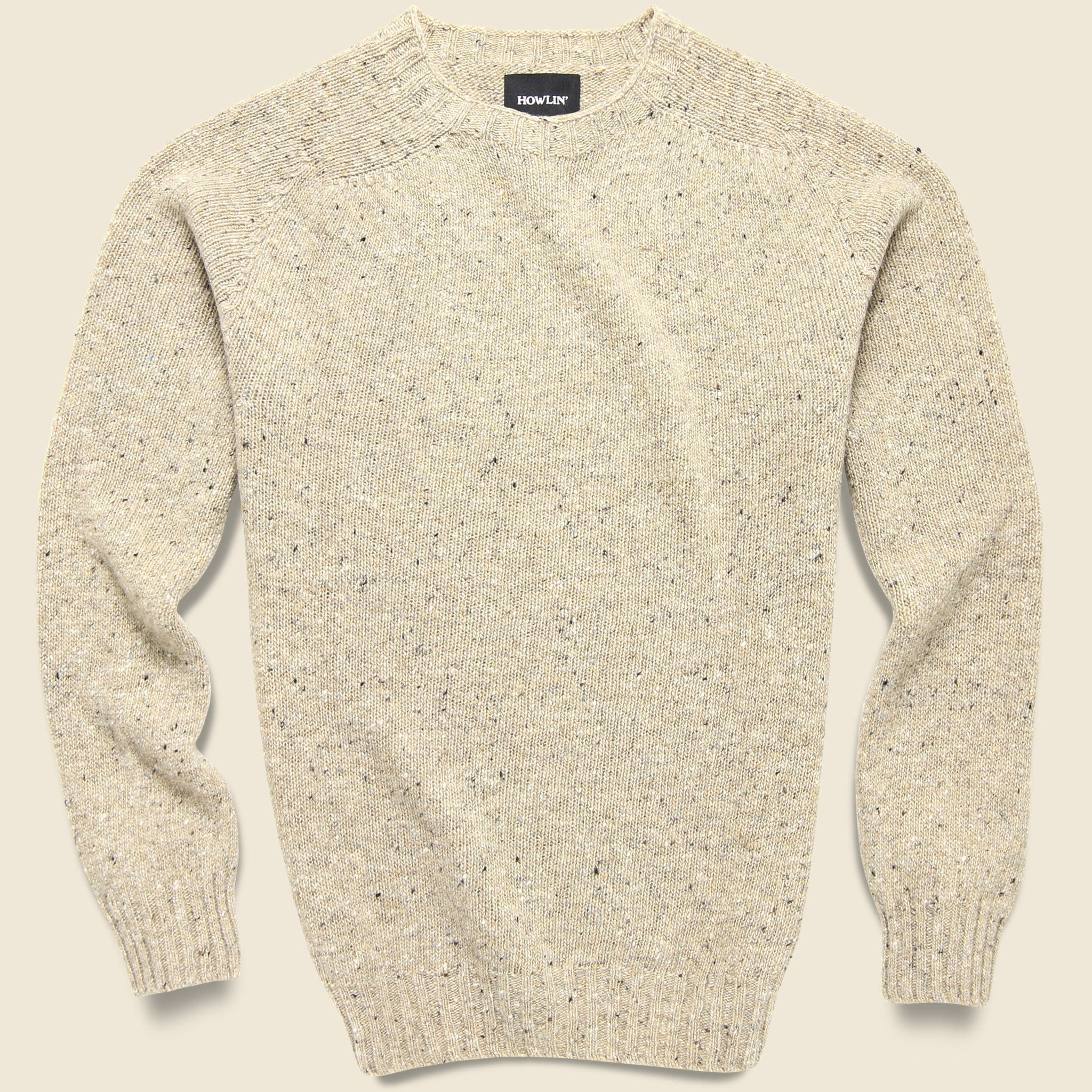 Terry Donegal Crew Sweater - Beige - Howlin - STAG Provisions - Tops - Sweater