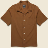 Cocktail Seersucker Shirt - Walnut - Howlin - STAG Provisions - Tops - S/S Woven - Seersucker