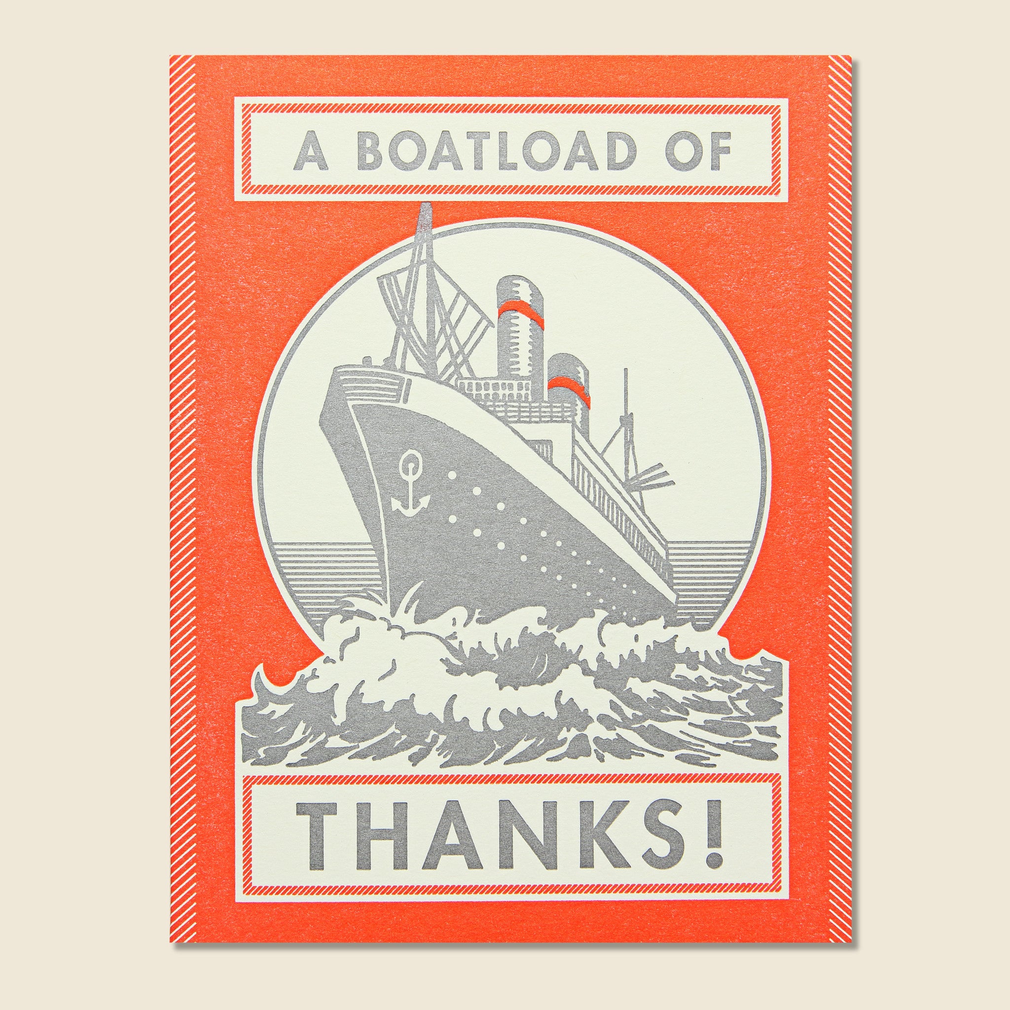 Boatload of Thanks Card - Paper Goods - STAG Provisions - Gift - Stationery