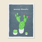 Many Thanks Cacti Card - Paper Goods - STAG Provisions - Home - Office - Paper Goods