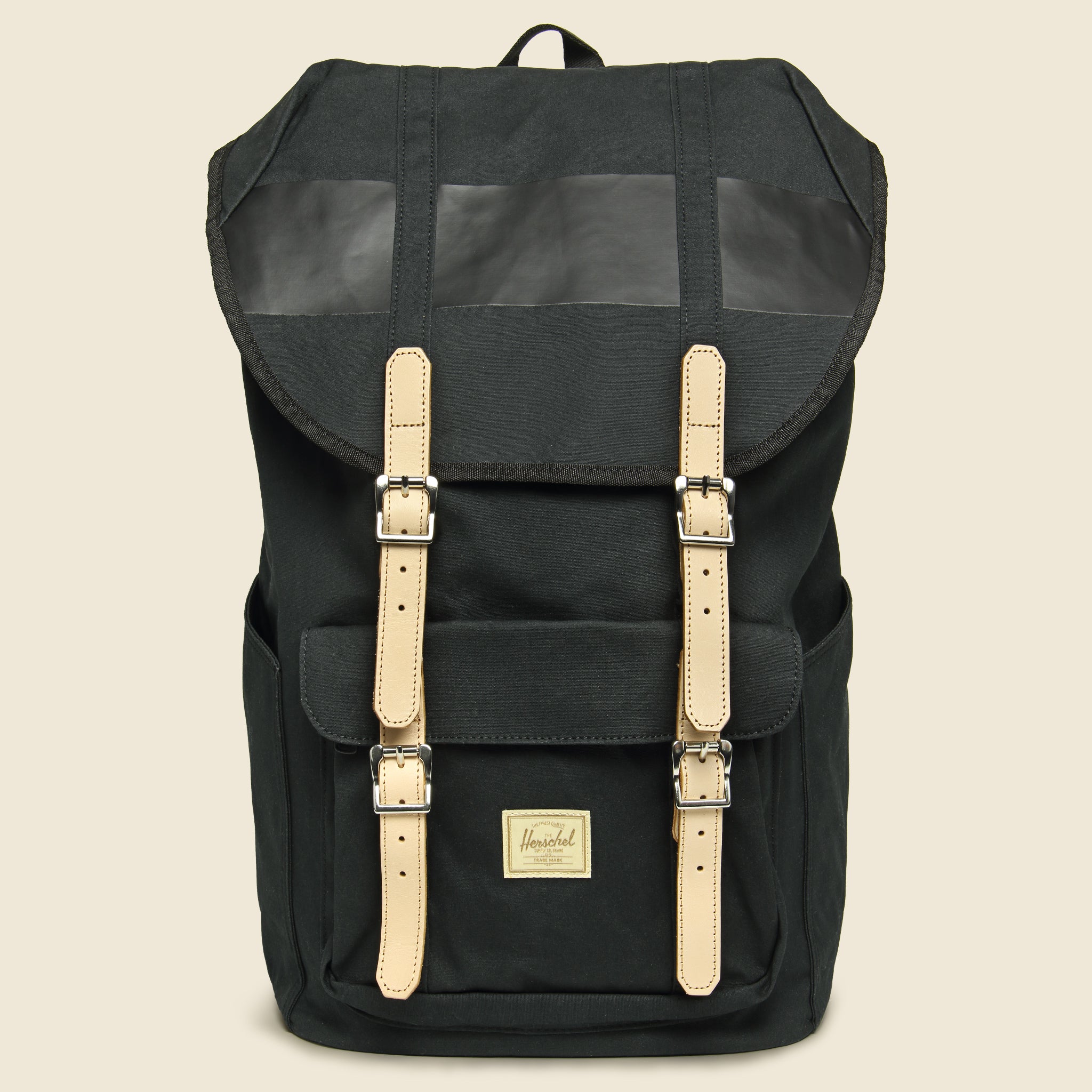 Lil American Premium Cotton Backpack - Black - Herschel Supply Co - STAG Provisions - Accessories - Bags / Luggage