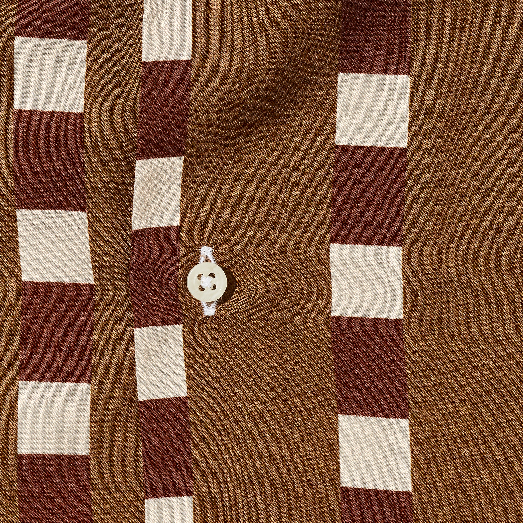 Granada Shirt - Brown/Red/Tan - House of LAND x Gitman Vintage - STAG Provisions - Tops - S/S Woven - Other Pattern