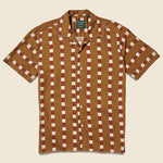 Granada Shirt - Brown/Red/Tan - House of LAND x Gitman Vintage - STAG Provisions - Tops - S/S Woven - Other Pattern