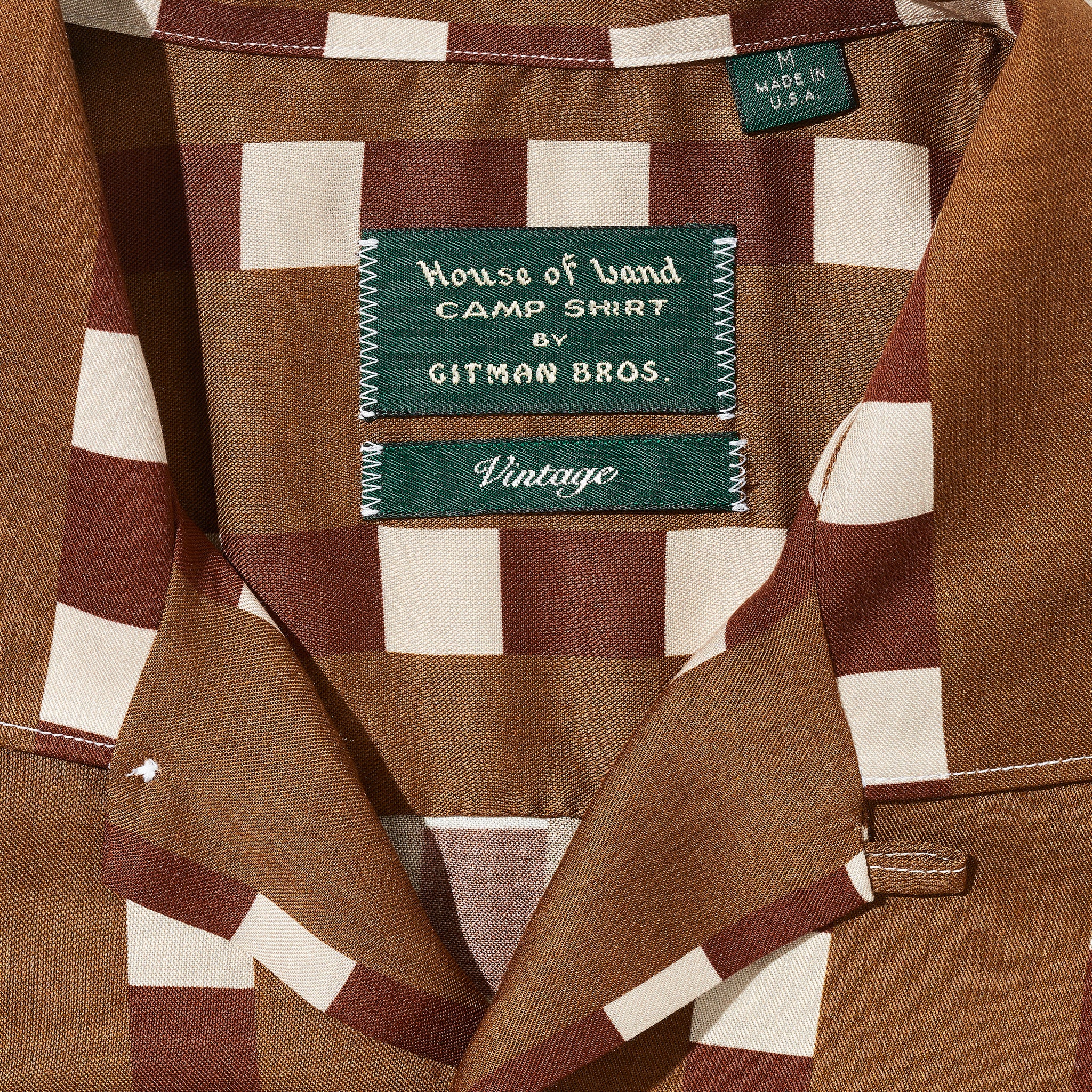 
                          Granada Shirt - Brown/Red/Tan - House of LAND x Gitman Vintage - STAG Provisions - Tops - S/S Woven - Other Pattern
                        