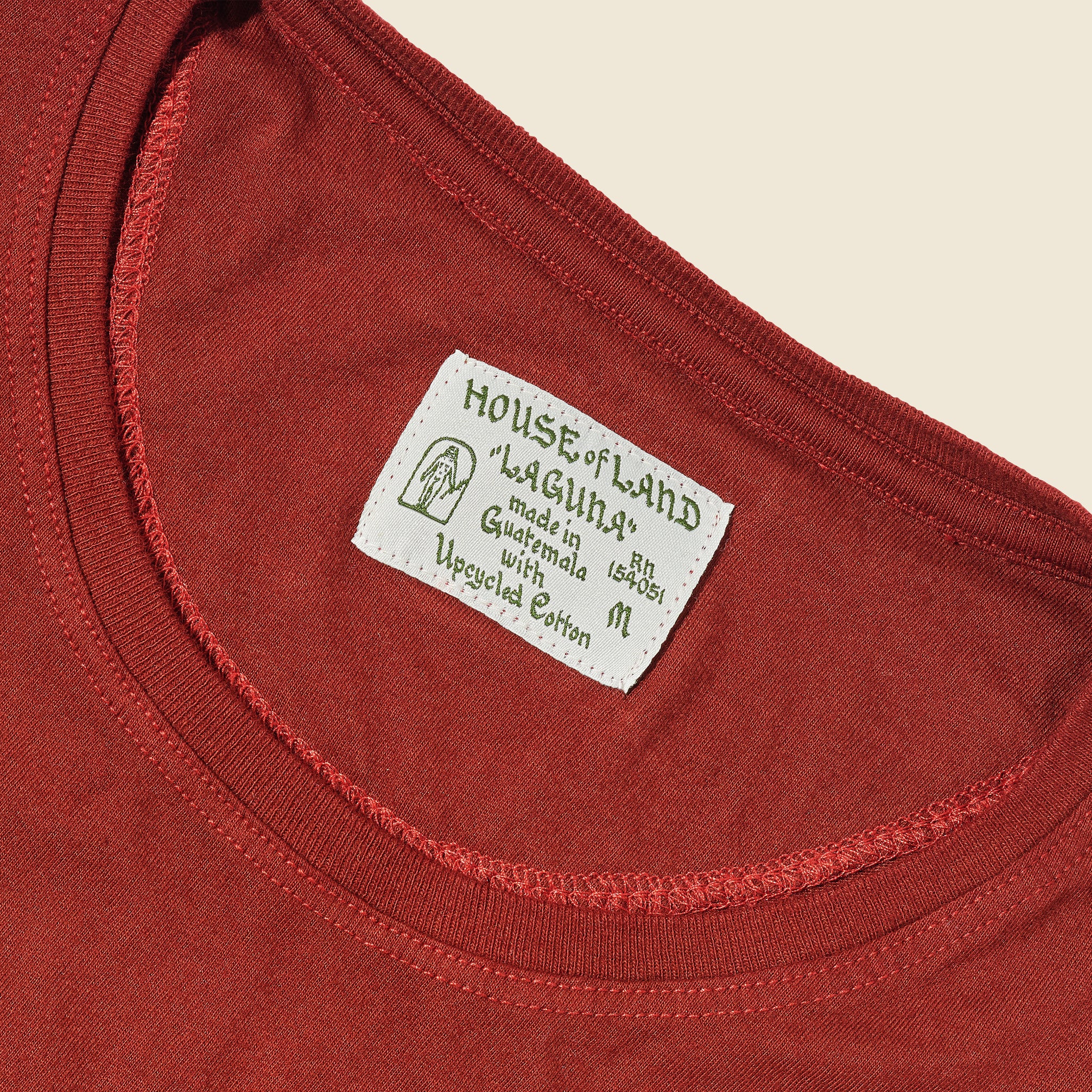 
                          Laguna Pocket Tee - Rojo - House of LAND - STAG Provisions - Tops - S/S Tee
                        