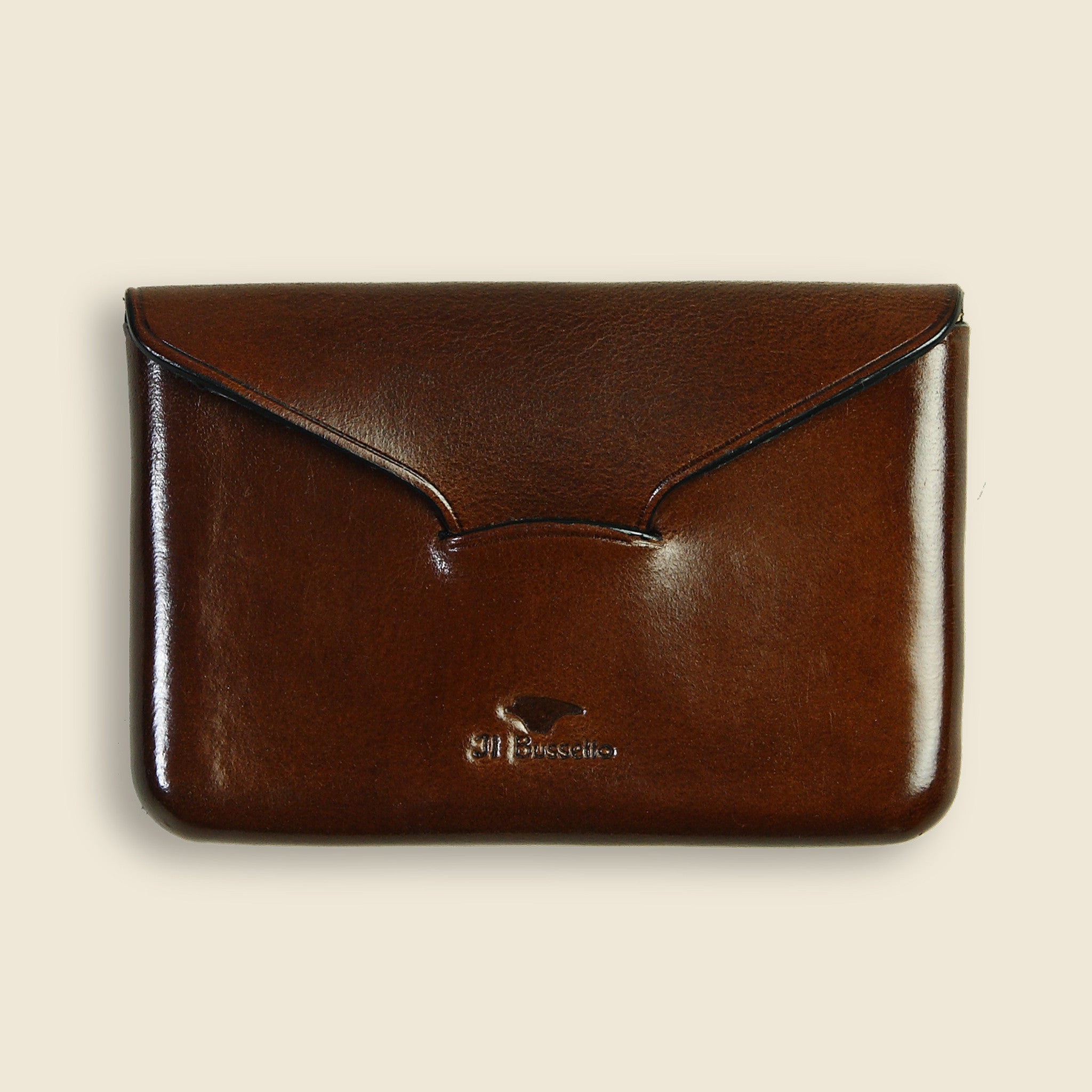 Business Card Holder - Dark Brown - Il Bussetto - STAG Provisions - Accessories - Wallets