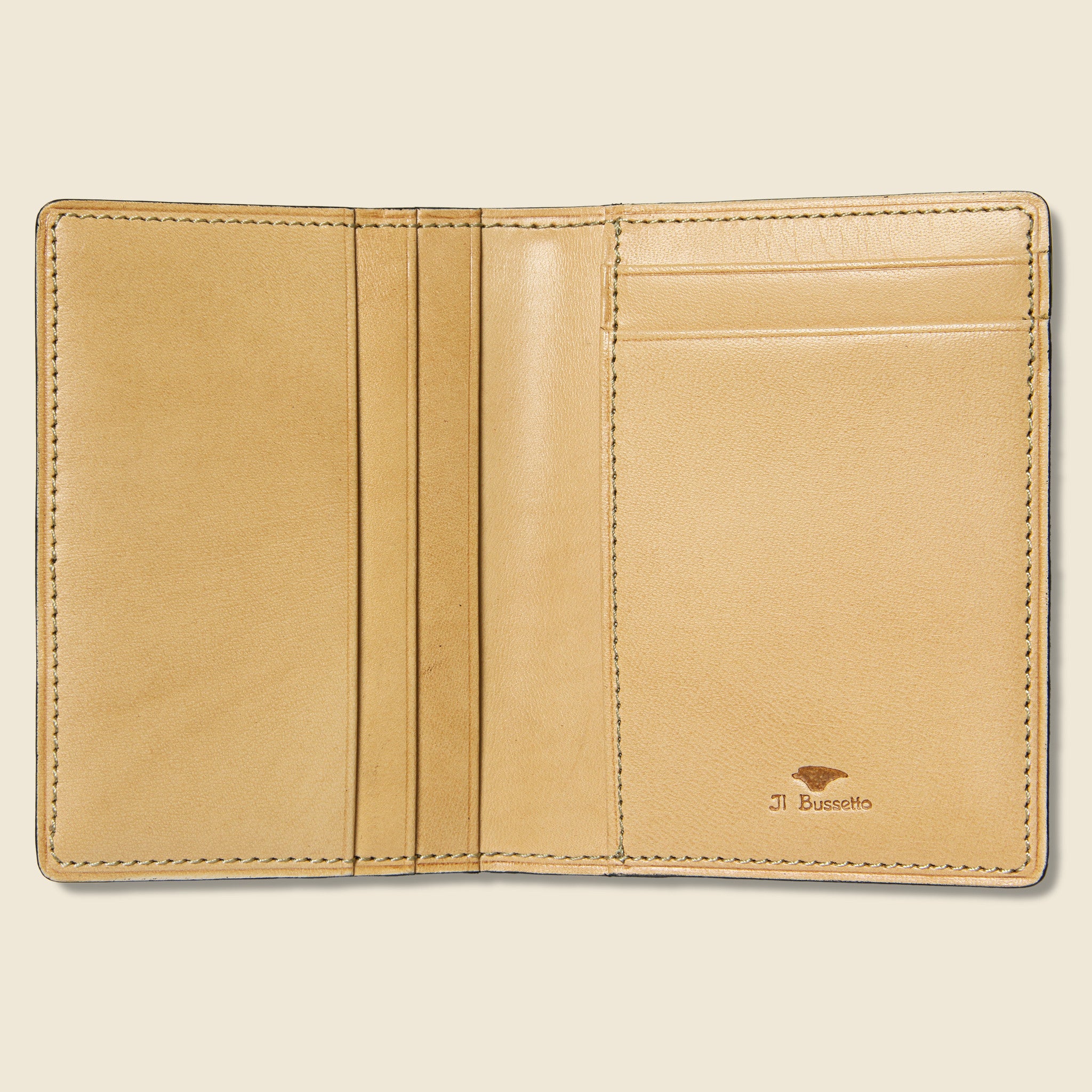 Bi-Fold Card Case - Navy - Il Bussetto - STAG Provisions - Accessories - Wallets