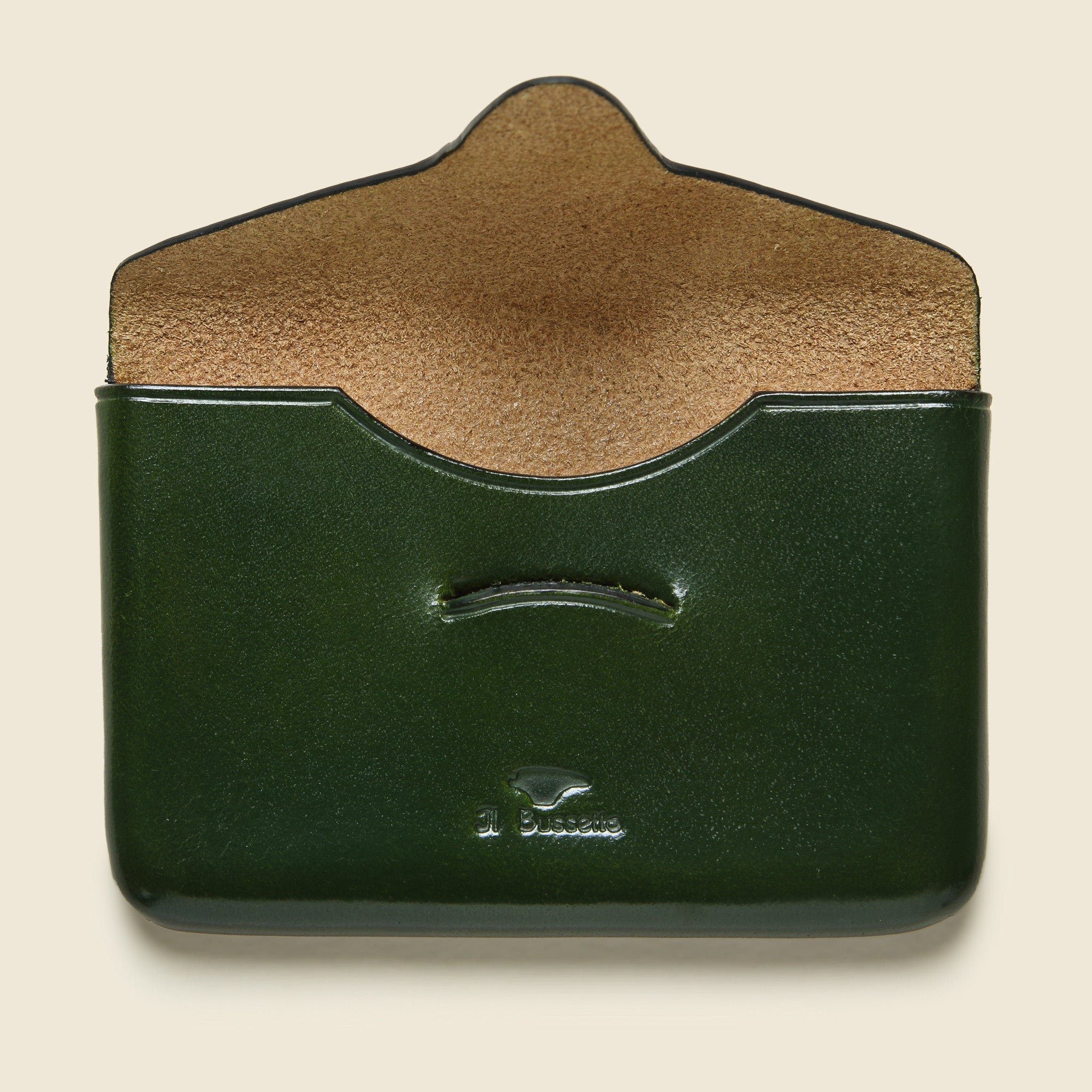 Business Card Holder - Green - Il Bussetto - STAG Provisions - Accessories - Wallets