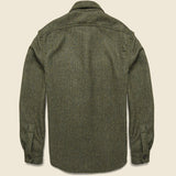 Hall CPO Wool Overshirt - Green - Imogene + Willie - STAG Provisions - Tops - L/S Woven - Overshirt