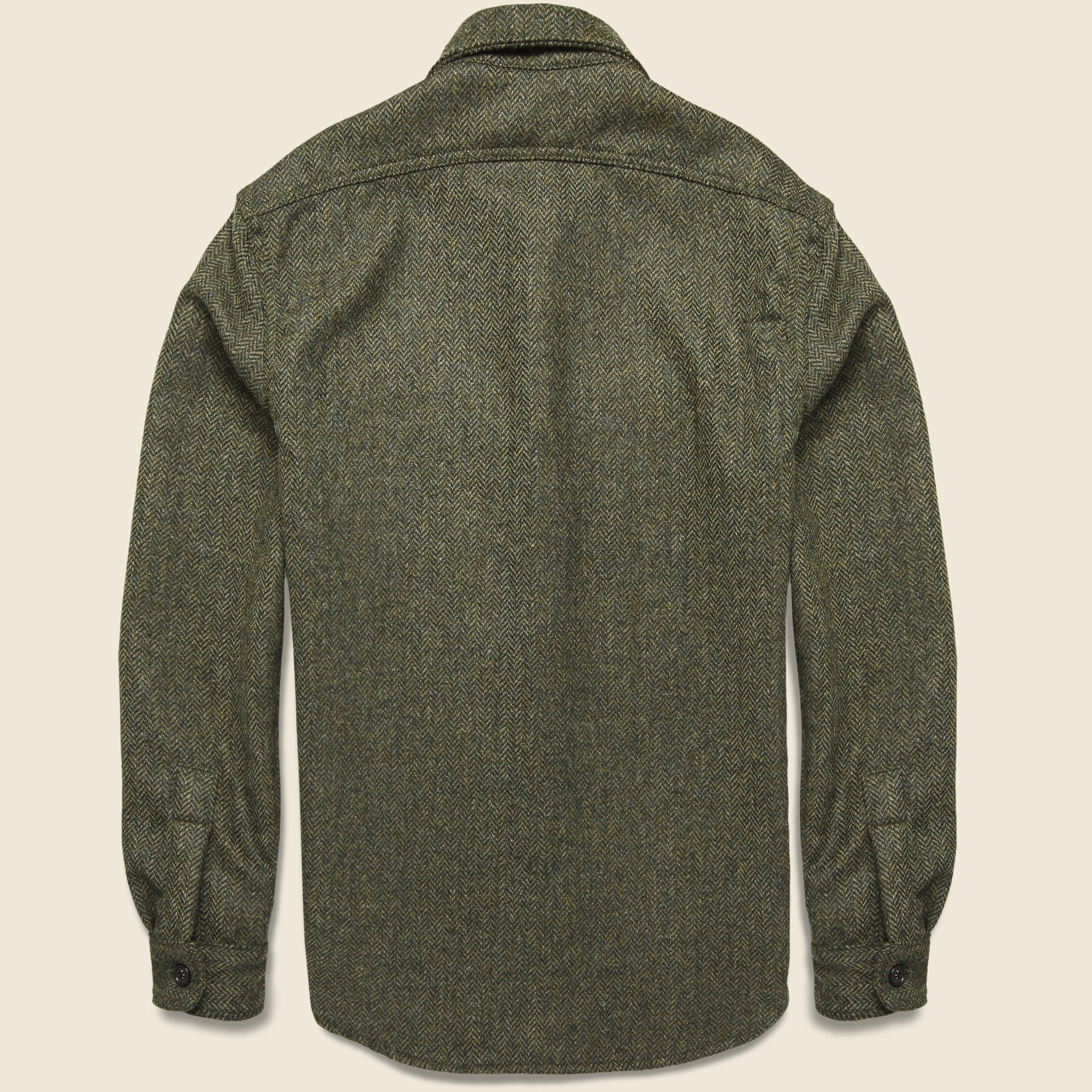 Hall CPO Wool Overshirt - Green - Imogene + Willie - STAG Provisions - Tops - L/S Woven - Overshirt