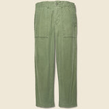 Oliver Military Trouser - Fatigue Green - Imogene + Willie - STAG Provisions - Pants - Twill