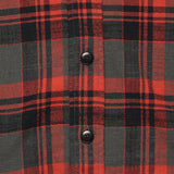 Earl Flannel - Caldera Red Plaid - Imogene + Willie - STAG Provisions - Tops - L/S Woven - Plaid