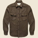 Hall CPO Wool Overshirt - Brown - Imogene + Willie - STAG Provisions - Tops - L/S Woven - Overshirt