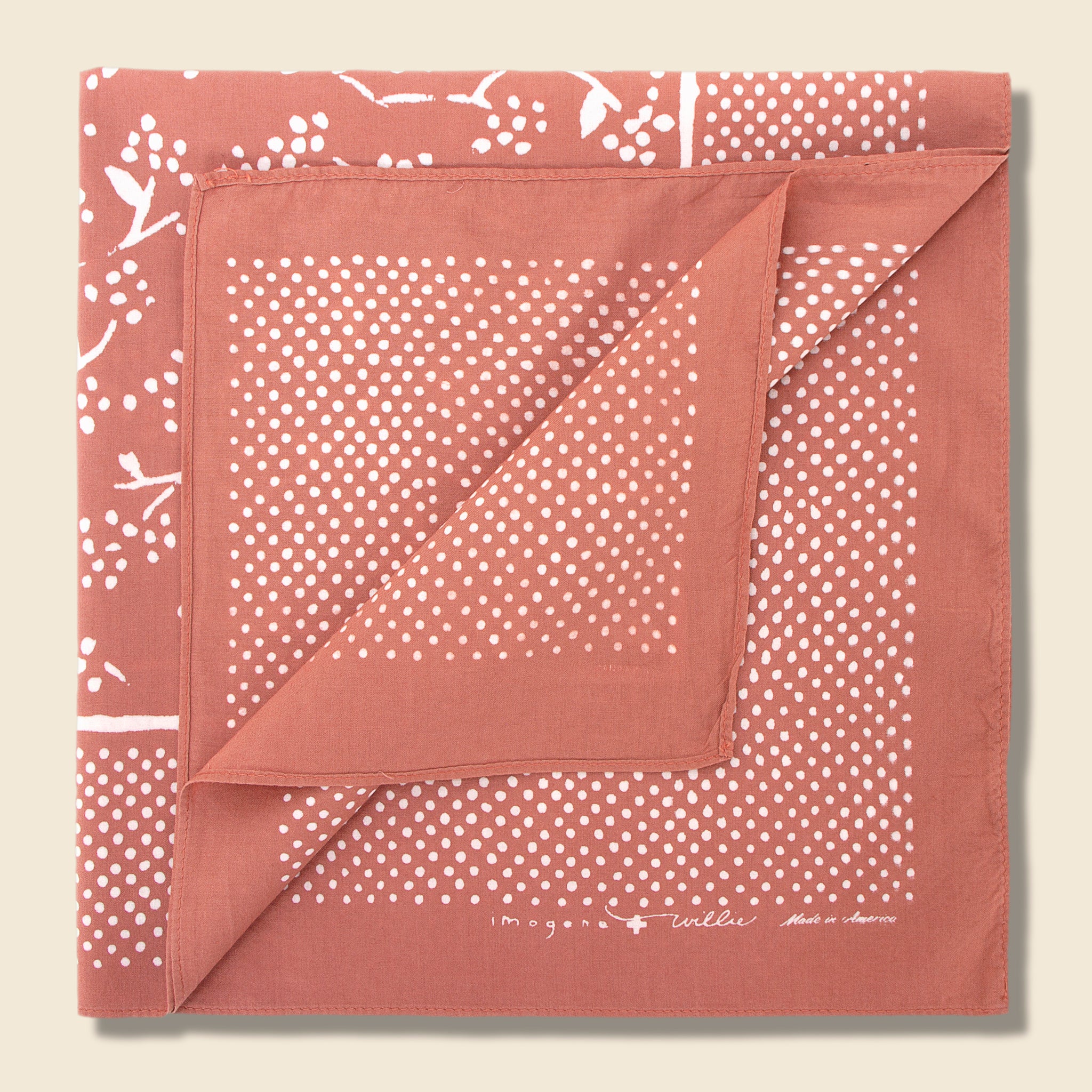 Desert Rose Bandana - Faded Pink - Imogene + Willie - STAG Provisions - Accessories - Bandanas