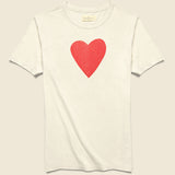 Heart Tee - Vintage White - Imogene + Willie - STAG Provisions - Tops - S/S Tee - Graphic