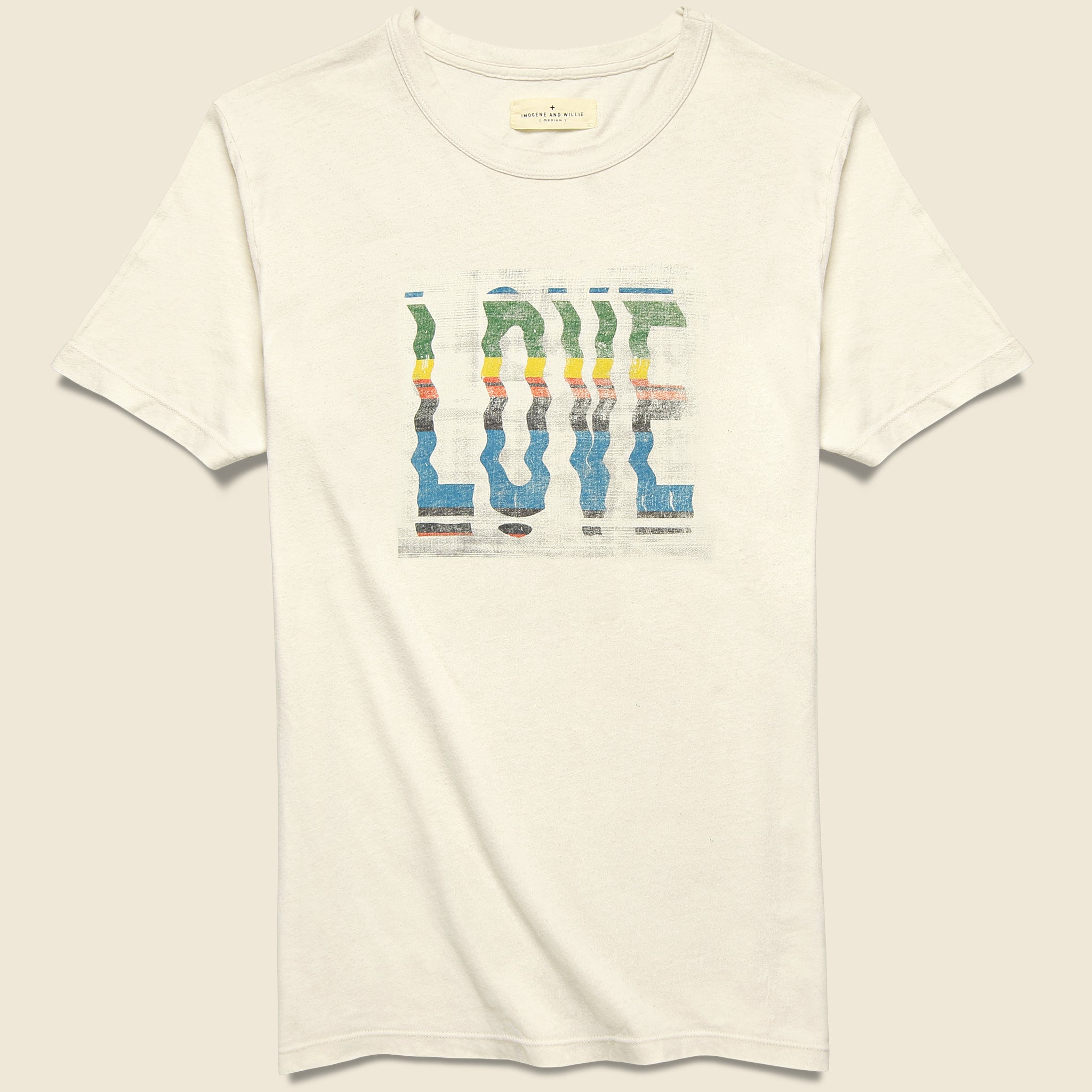 Love Tee - Vintage White - Imogene + Willie - STAG Provisions - Tops - S/S Tee - Graphic