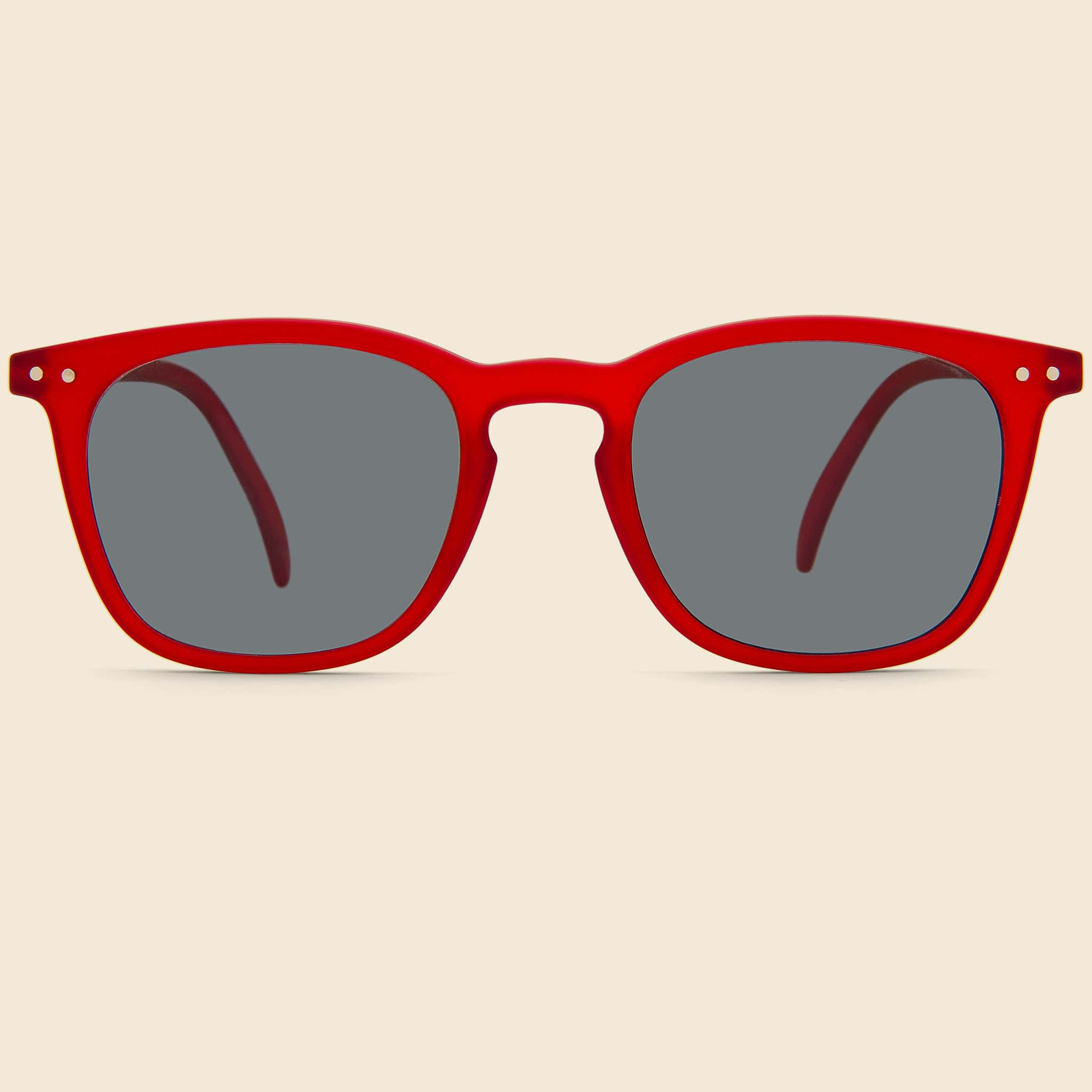 The Trapeze #E - Red - Izipizi - STAG Provisions - Accessories - Eyewear