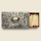 Large Stamped Matchbox Cover - Silver - J Alexander - STAG Provisions - Gift - Miscellaneous