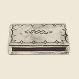 Small Stamped Silver Matchbox Cover - J Alexander - STAG Provisions - Home - Fragrance - Matches