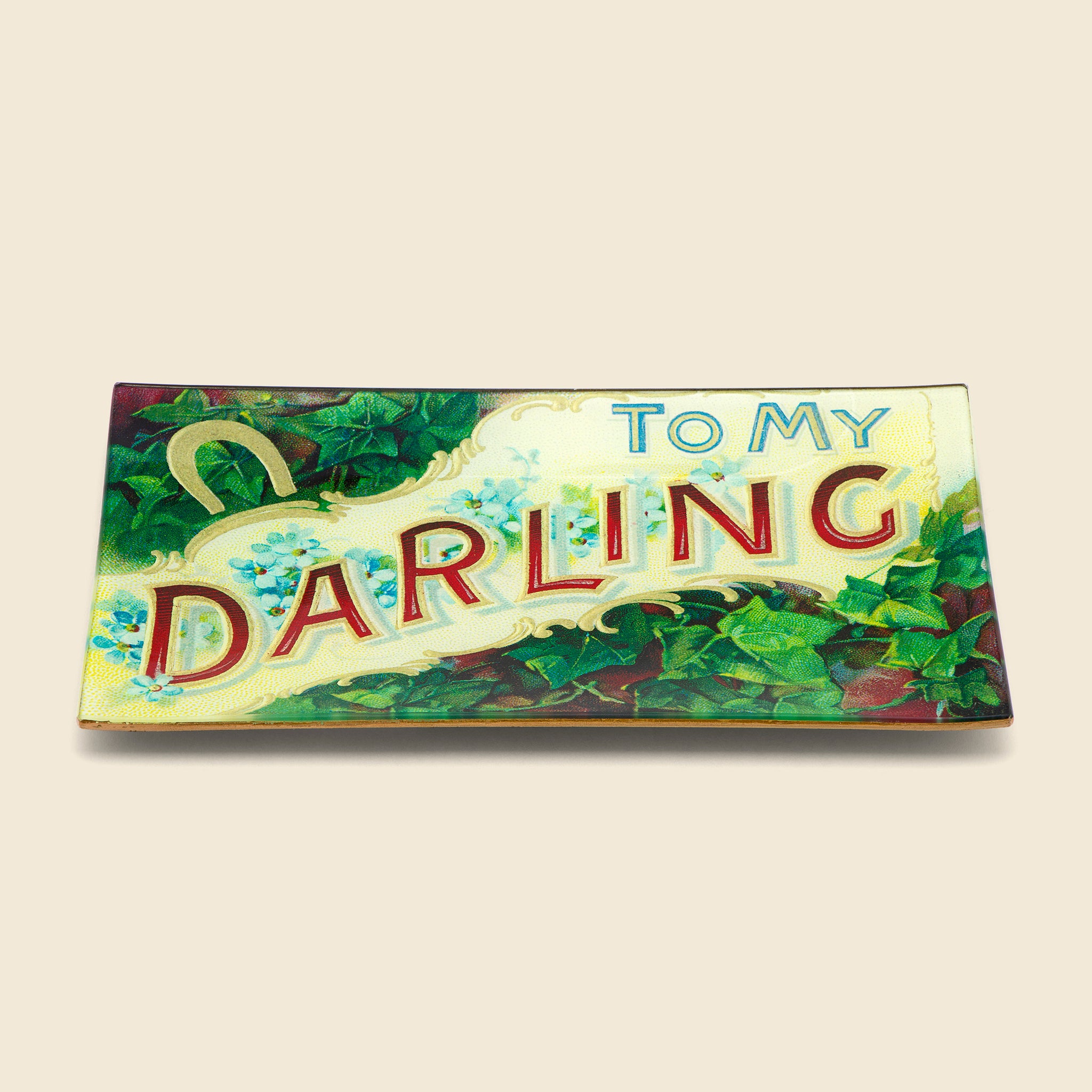 Rectangle Tray - To My Darling - John Derian - STAG Provisions - Home - Art & Accessories - Tray