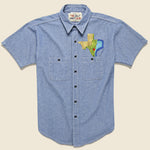 Embroidered Chambray Shirt - The Stars at Night - Jolly Knot Club - STAG Provisions - One & Done - Apparel