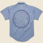 Embroidered Chambray Shirt - The Stars at Night - Jolly Knot Club - STAG Provisions - One & Done - Apparel