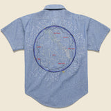 Embroidered Chambray Shirt - The Stars at Night - Jolly Knot Club - STAG Provisions - One & Done - Apparel